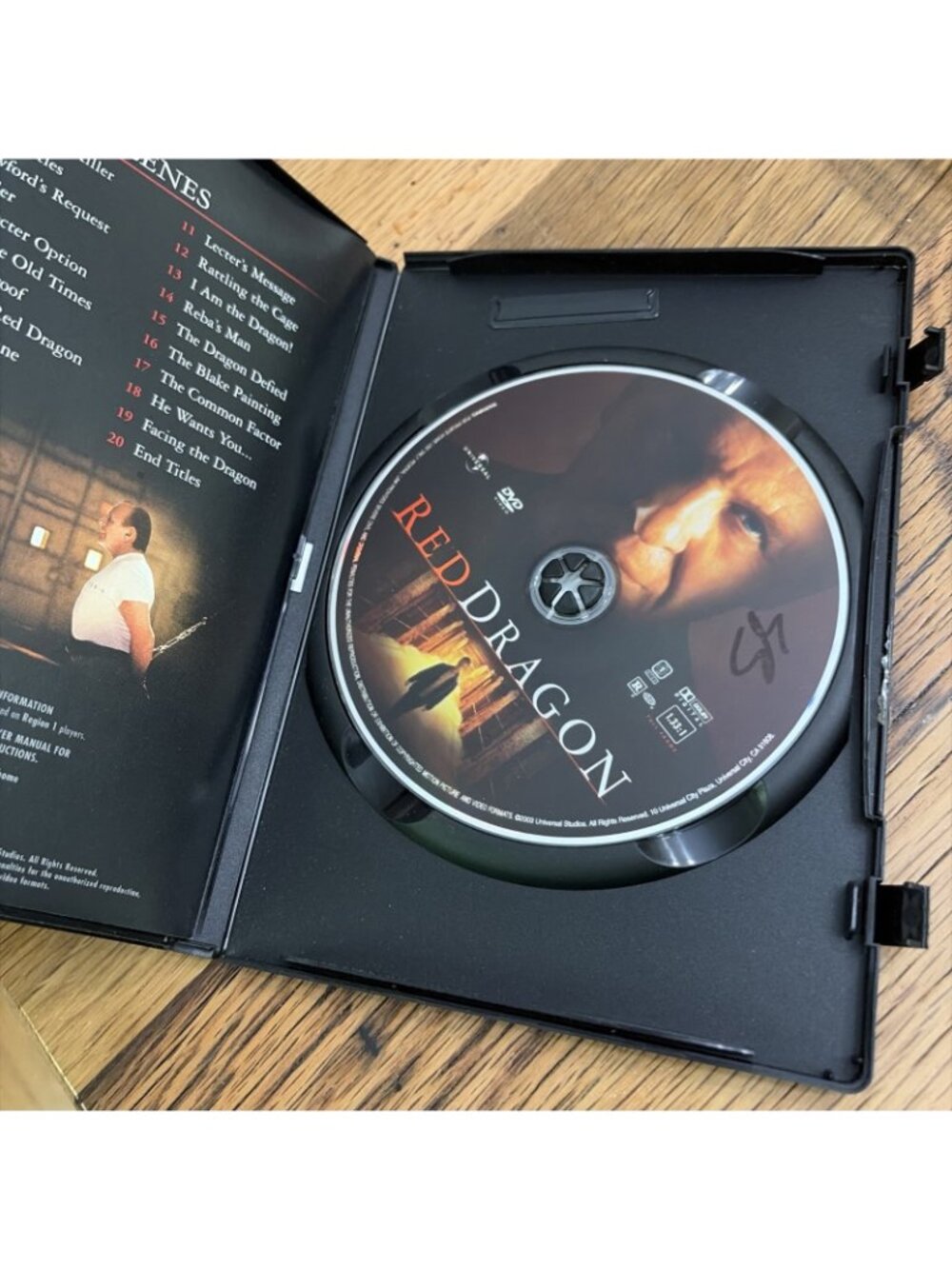 Red Dragon (DVD, 2002) Tested Working Rated R - Picture 2 of 5